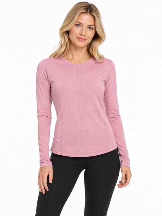 lululemon athletica Tops - Pink Lululemon Long-Sleeve Shirt Athleisure